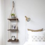 Ραφιέρα Gar καρυδί ξύλο 90x1 8x25εκ ed6135