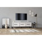 Έπιπλο τηλεόρασης Shape λευκό 160x40x50cm ed6141