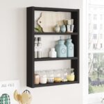 Ραφιέρα Dole μαύρο μελαμίνη 43 2x9x60εκ ed6145