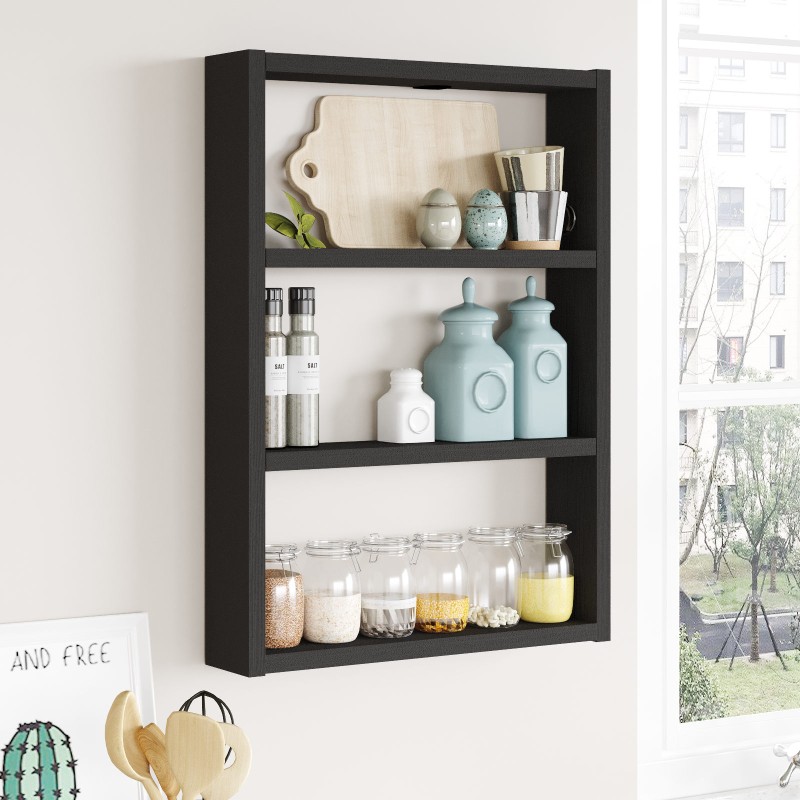 6145_0-800x800 Ραφιέρα Dole μαύρο μελαμίνη 43 2x9x60εκ ed6145 - Image 1