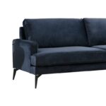 Γωνιακός καναπές Papiro Right 283x180cm Navy Blue ed616 - Image 3