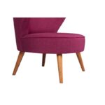 Πολυθρόνα Fiume μωβ 80x74x76cm ed6173 - Image 3