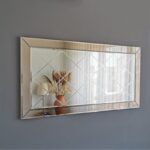 Διακοσμητικός καθρέφτης mdf 130x65cm ed619 - Image 5
