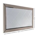 Διακοσμητικός καθρέφτης mdf 130x65cm ed619 - Image 2