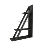 Βιβλιοθήκη Arven ανθρακί μελαμίνη 100x29 5x150εκ ed6233 - Image 4