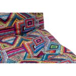 Πολυθρόνα Massa patchwork 40x52x70cm μέταλλο ύφασμα ed6234 - Image 2