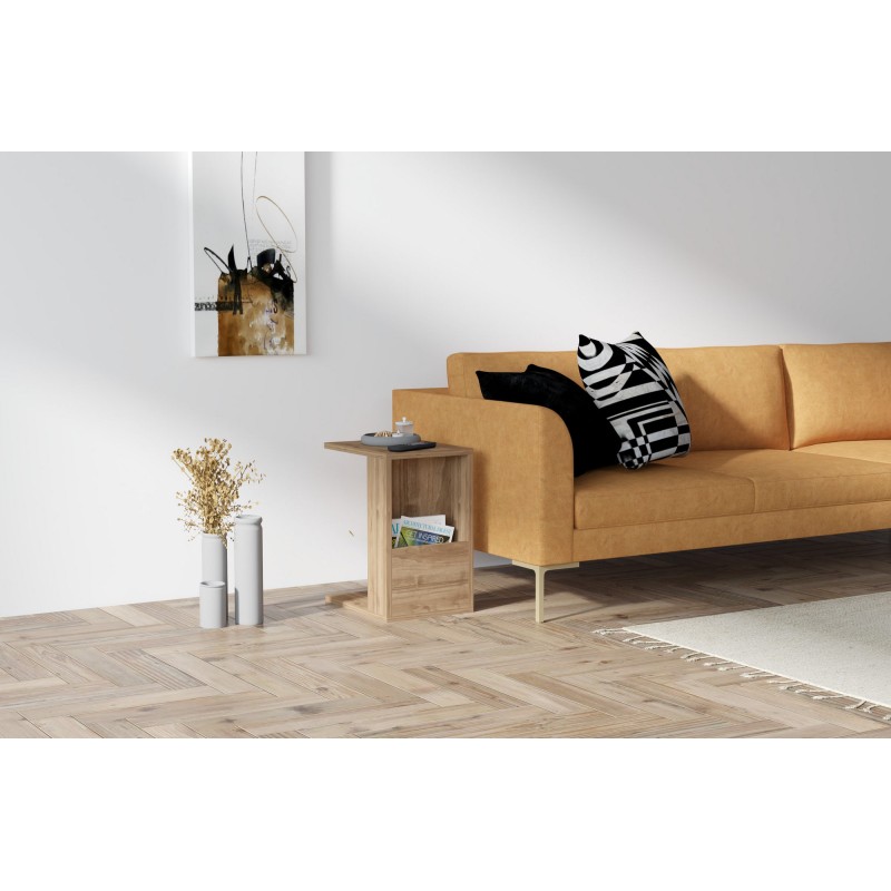 6248_0-800x800 Βοηθητικό τραπέζι Star καρυδί μελαμίνη 30x40x50cm ed6248 - Image 1