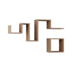 Ράφι τοίχου Follow oak μελαμίνη 116x20x45cm ed624 - Image 3