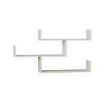 Ραφιέρα Tibet άσπρο μελαμίνη 119x23x66 5εκ ed625 - Image 3