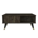 Τραπέζι σαλονιού Negro σκούρο καφέ μελαμίνη 90x60x40εκ ed6282 - Image 3