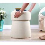 Σκαμπώ Beans κρεμ 50x40cm ed6289 - Image 4