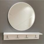 Έπιπλο εισόδου Vito άσπρο μελαμίνη καθρέπτης 80x15x15εκ ed6308 - Image 4