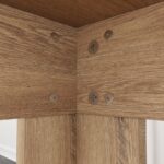 Τραπέζι Single 90x90x78cm μελαμίνη oak ed6330 - Image 3