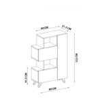 Ντουλάπι Bambalina άσπρο μελαμίνη 80x31 5x122εκ ed6337 - Image 2