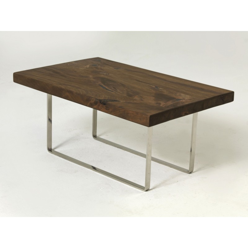 6348_0-800x800 Τραπέζι σαλονιού Mekele καρυδί μασιφ ξύλο μεταλλικά πόδια 107x67x48εκ ed6348 - Image 1