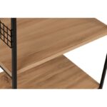 Ραφίερα Anemoni Black Pine μαυρο μεταλλο μελαμίνη 60x45x124εκ ed635 - Image 4