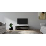 Έπιπλο τηλεόρασης Combe ανθρακί 140x40x40cm ed6384