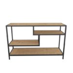 Έπιπλο τηλεόρασης Robbins μαύρο oak 120x39x75cm ed6405 - Image 3