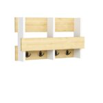 Ραφιέρα μπάνιου Wink Sapphire δρυς άσπρο μελαμίνη 60x15 6x35εκ ed6412 - Image 3