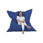 Πουφ Giant Cushion 140x180 αδιάβροχο ύφασμα μπλε ed6418