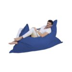 Πουφ Giant Cushion 140x180 αδιάβροχο ύφασμα μπλε ed6418 - Image 4