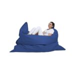 Πουφ Giant Cushion 140x180 αδιάβροχο ύφασμα μπλε ed6418 - Image 3
