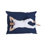 Πουφ Giant Cushion 140x180 αδιάβροχο ύφασμα σκούρο μπλε ed6419 - Image 5