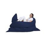 Πουφ Giant Cushion 140x180 αδιάβροχο ύφασμα σκούρο μπλε ed6419 - Image 3