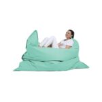 Πουφ Giant Cushion 140x180 αδιάβροχο ύφασμα Turquoise ed6420 - Image 3