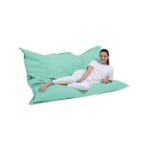Πουφ Giant Cushion 140x180 αδιάβροχο ύφασμα Turquoise ed6420 - Image 2