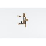 Ράφι τοίχου Bombe Sapphire Oak μελαμίνη 105x20x60cm ed6432 - Image 5