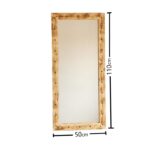 Καθρέφτης Noce 110x50cm ξύλινος ed6450 - Image 2