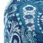 Σκαμπό Sassari σκούρο μπλε ξύλινα πόδια 40x40x42εκ ed6454 - Image 2