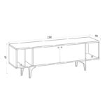 Έπιπλο τηλεόρασης Ankaa 150x40x47 cm sonoma ed6469 - Image 2