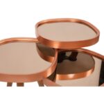 Σετ τραπεζιών σαλονιού Bella καρυδί χρώμα 42x40 5x58 5cm ed6470 - Image 3