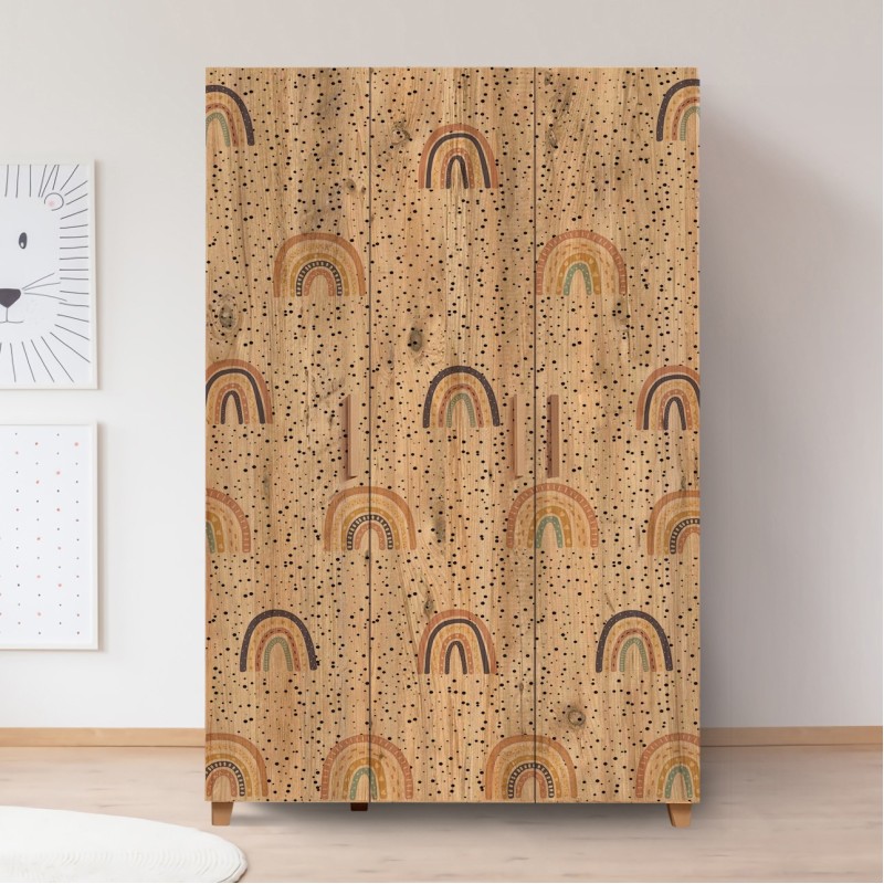 6483_0-800x800 Ντουλάπα Sapere μελαμίνη 120x48x189cm Atlantic Pine ed6483 - Image 1