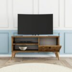 Έπιπλο τηλεόρασης Ever καρυδί 90x29 5x44 6cm ed6501 - Image 4