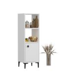 Ντουλάπι μπάνιου Alone άσπρο 38 6x35x115cm ed6528 - Image 5