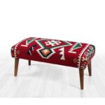 Σκαμπώ Meli κόκκινο 91x42x46cm ed6540