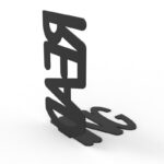 Μεταλλικό στήριγμα βιβλίων Adam 19x12 5x11cm ed6551 - Image 2