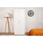 Ντουλάπα Sic άσπρο μελαμίνη 76x36x187εκ ed656