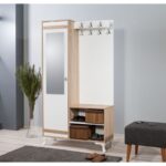 Έπιπλο εισόδου Inch μελαμίνη oak 100x36x195cm ed657