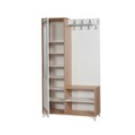 Έπιπλο εισόδου Inch μελαμίνη oak 100x36x195cm ed657 - Image 4