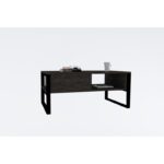 Τραπέζι σαλονιού Devon ανθρακί μελαμίνη 100x44x60εκ ed6581 - Image 2