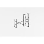 Γραφείο Effe λευκό χρώμα μέταλλο μελαμίνη 120x60x75cm ed6584 - Image 4