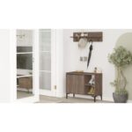 Έπιπλο εισόδου Inol καφέ ανθρακί πλαστικά πόδια 90x35x68 6εκ ed6608 - Image 5