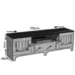 Έπιπλο tv Zeka 170x45x52cm μελαμίνη ed6619 - Image 2