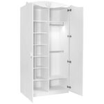 Ντουλάπα Baby Doors άσπρο μελαμίνη 101x54x201εκ ed6621 - Image 3