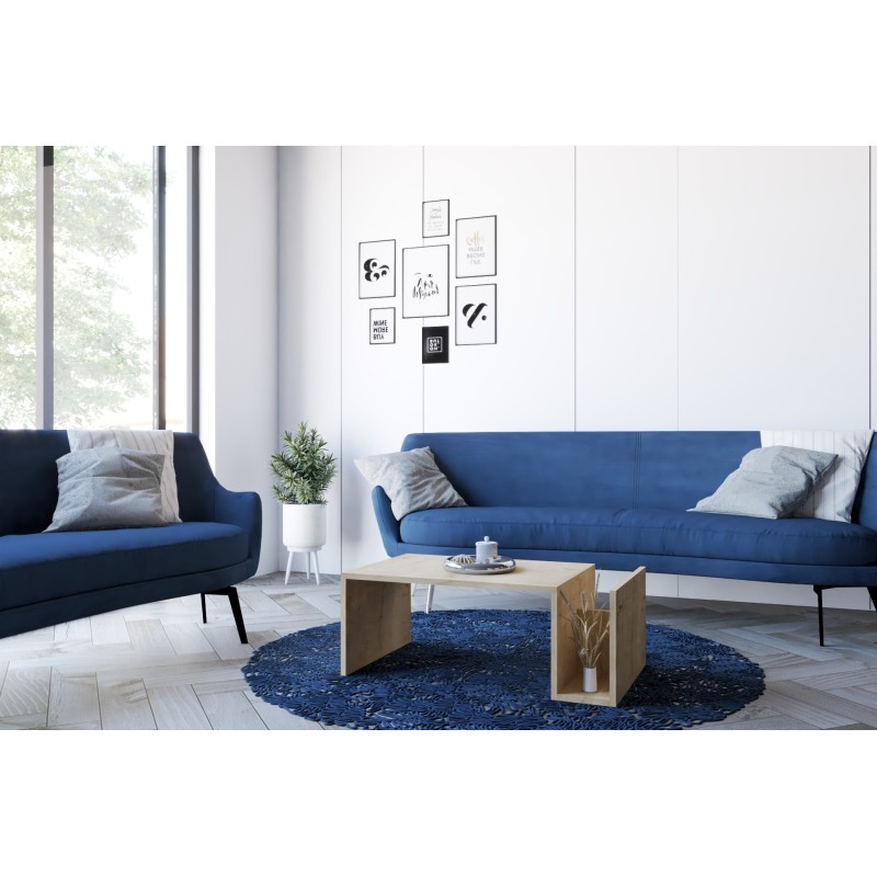 6628_0-800x800 Τραπέζι σαλονιού Memo Sapphire Oak μελαμίνη 86 8x50x32 4εκ ed6628 - Image 1