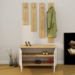 Έπιπλο εισόδου Tasarım άσπρο δρυς μελαμίνη 100x35x50εκ ed6644 - Image 4